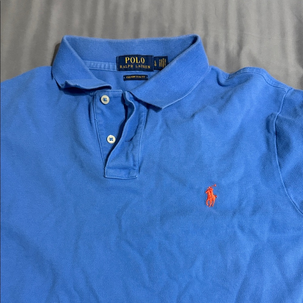 Ralph Lauren Blue Polo Shirt for Kids